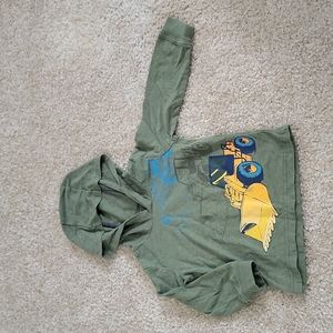 18m carters long sleeve hooded shirt